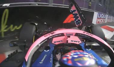 Colapinto, luego de su choque en la clasificación en Azerbaiyán: “Me desconcentró un poco lo de Gasly”