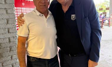 Ariel Sclafani y el Turco Alí, juntos en el 15 de Abril