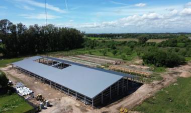 Juegos Suramericanos 2026: el nuevo Centro de Tiro Deportivo que construye la Provincia en Recreo ya muestra su estructura