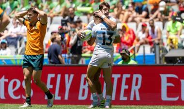Los Pumas 7s pasaron por arriba a Australia en Ciudad del Cabo