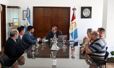 Poletti recibió a la nueva comisión directiva del Mercado de Abasto