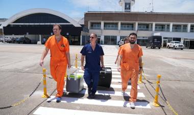 El Aeropuerto Internacional de Rosario volvió a funcionar con un vuelo sanitario clave para un operativo de donación de órganos