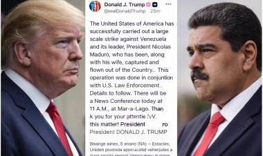 Donald Trump anunció que Estados Unidos capturó a Nicolás Maduro