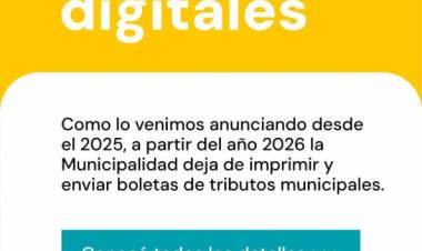 La Municipalidad avanza en la implementación de boletas digitales para el pago de tributos