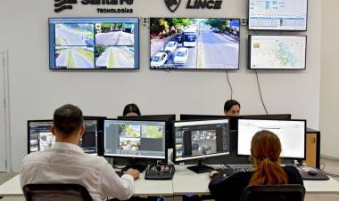 Programa Lince: Provincia moderniza la videovigilancia en la ciudad de Santa Fe con cámaras que incorporan Inteligencia Artificial