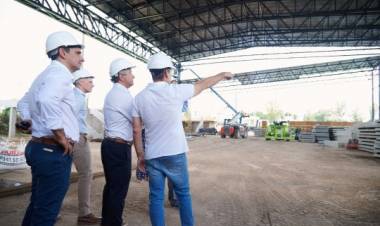Obras en marcha: va tomando forma el nuevo Microestadio Municipal