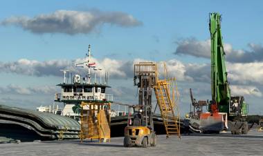 La operatoria de los puertos santafesinos continúa marcando récords históricos