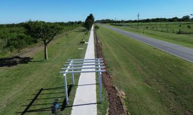 Con financiamiento del Gobierno Provincial, Laguna Paiva está cada vez más de cerca de tener su nueva ciclovía sur