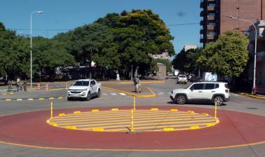 Avanzan los trabajos de seguridad vial y reordenamiento vehicular en el Parque del Sur