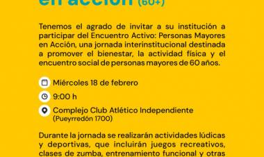 La Municipalidad promueve el bienestar de las personas mayores con “Encuentro Activo: Personas Mayores en Acción”