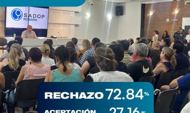 Sadop Rosario resolvió rechazar la propuesta salarial y habrá paro el lunes 2 de marzo