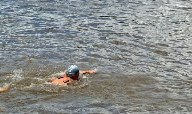 Santo Tomé fue sede de la primera fecha del Campeonato Argentino de Aguas Abiertas