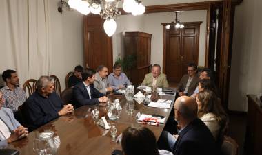 Senadores recibieron a intendentes por la nueva Ley Orgánica de Municipios