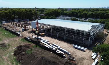 Juegos Suramericanos 2026: así avanza la construcción del Centro Acuático Provincial en Rosario