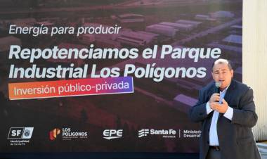Se inauguró la obra de infraestructura energética en Los Polígonos I