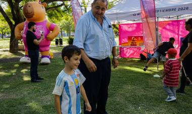  Vecinos del Parque Federal disfrutaron una tarde de deportes rumbo a los Juegos Suramericanos