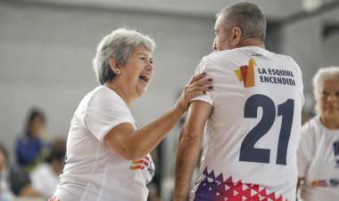 Provincia realizó el 1º Encuentro regional de Newcom Recreativo para personas mayores