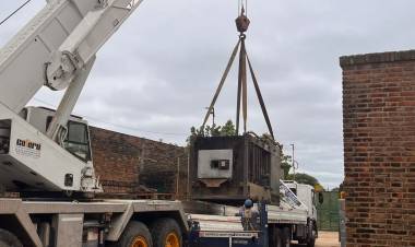 Comenzó la instalación del nuevo horno crematorio del Cementerio Municipal