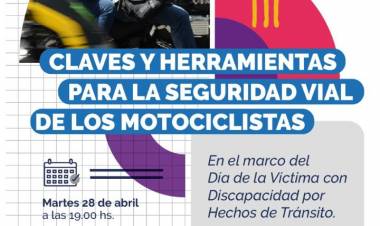 Presentan "Claves y herramientas para la seguridad vial de los motociclistas"