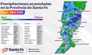 Con un pronóstico de Niño para la provincia, en apenas 4 meses llovió más de lo que suele precipitar durante un año normal