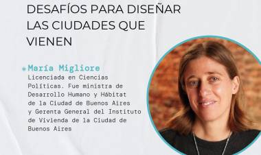 Presentan "Urbanofilia" , el nuevo libro de María Migliore