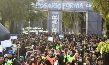 Arrancó la cuarta edición de los Juegos CReAR con miles de chicas y chicos viviendo la gran fiesta del deporte rosarino