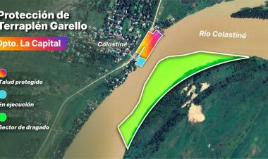 Una obra hídrica clave en Santa Fe: el Gobierno Provincial encara la última etapa del Terraplén Garello