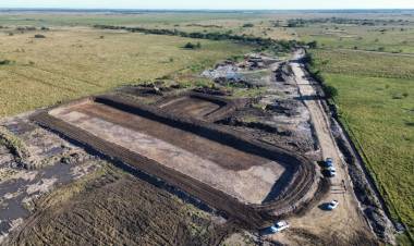 Una histórica obra de cloacas que lleva adelante la Provincia en Alejandra ya superó el 55 % avance