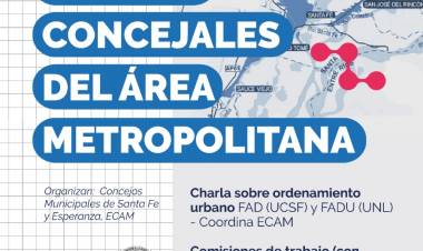 Los concejales del Área Metropolitana se reunirán en Esperanza