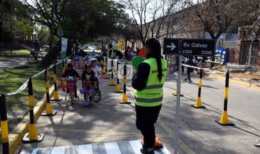 El Municipio, la Provincia y la UTN impulsaron la jornada Caminos Escolares Seguros