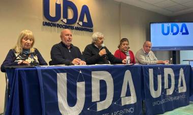 El Congreso Nacional de UDA declaró el estado de alerta y movilización