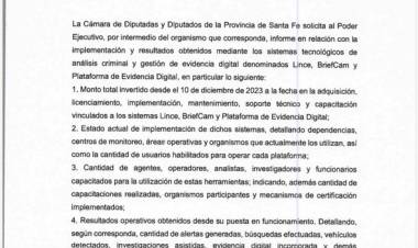 ¿Cuánto se invierte y qué resultados reales dan las nuevas tecnologías en seguridad? preguntan legisladores del PJ