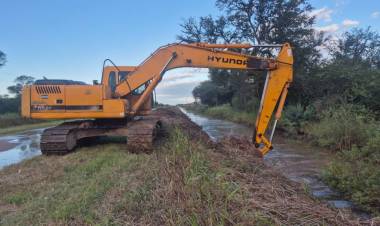 En un año complejo por las lluvias intensas, la gestión de Pullaro refuerza la protección hídrica en el departamento 9 de Julio 