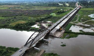 El nuevo Puente Carretero es la obra vial en construcción más larga de Argentina y la segunda de Sudamérica