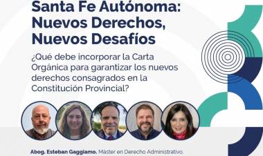 Autonomía municipal: convocan a debatir sobre nuevos derechos y desafíos  