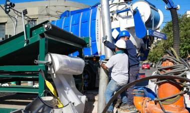 Obra histórica: Provincia comenzó la recuperación de la cloaca máxima en la ciudad de Santa Fe con tecnología de última generación