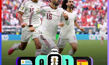 Uruguay perdió por 1-0 con España y quedó eliminado del Mundial 2026