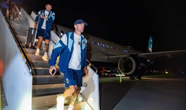 La Selección argentina llegó a Miami para el duelo ante Cabo Verde