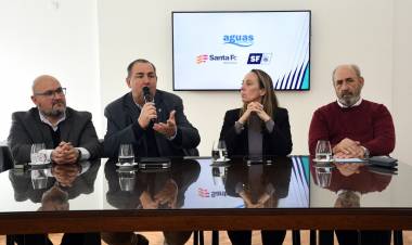 Municipalidad, Provincia y ASSA impulsan nuevas obras para fortalecer los servicios en Santa Fe