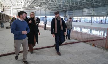 Pullaro supervisó las obras de los Juegos Suramericanos en Rosario: “Estamos muy entusiasmados porque avanzan como habíamos esperado”