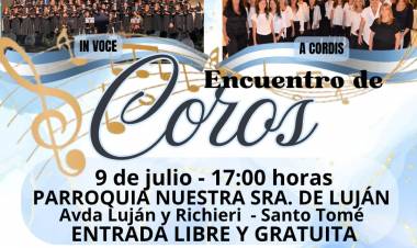 La Municipalidad invita al Encuentro de Coros por el Día de la Independencia