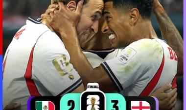 Inglaterra le ganó a México y se metió en cuartos de final del Mundial