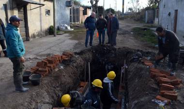 Avanzan las obras de reacondicionamiento del desagüe Perú para evitar anegamientos en Barranquitas
