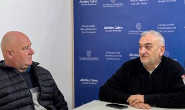 Calvo acompaña las fiestas patronales de Colonia Castellanos