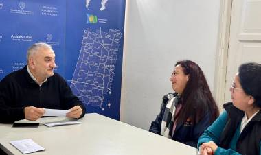 Calvo renovó su compromiso con la localidad de Garibaldi