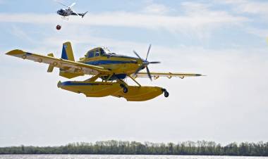 Nueva flota área para combatir incendios: “Cuando se administra con honestidad, la plata alcanza para hacer inversiones que parecían imposibles”
