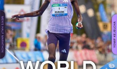 Yomif Kejelcha hizo historia en Buenos Aires: nuevo récord mundial en la media maratón