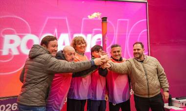 San Jorge recibió la Antorcha y celebró el espíritu de Santa Fe 2026