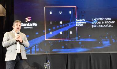 Cococcioni en el Santa Fe Business Forum: “La seguridad es la piedra basal del desarrollo económico”