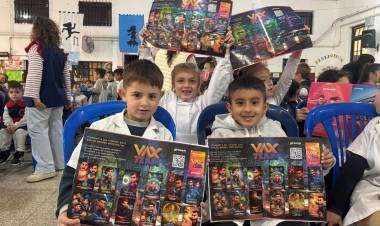 Vax Team: la campaña del gobierno de Pullaro para promover la vacunación en las infancias llegó a Acebal